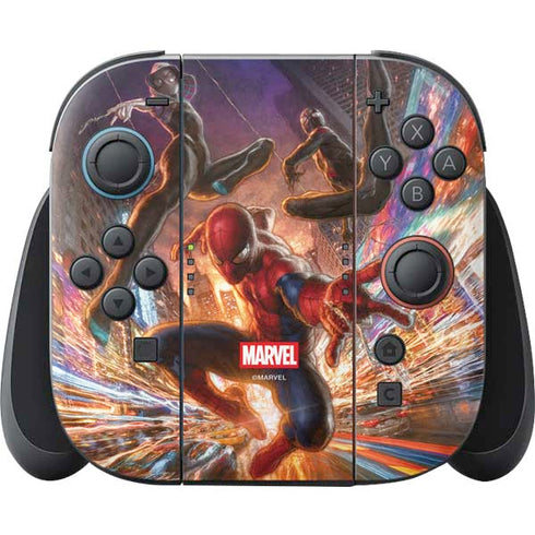 Marvel Spiderman Group Wall Nintendo Skins